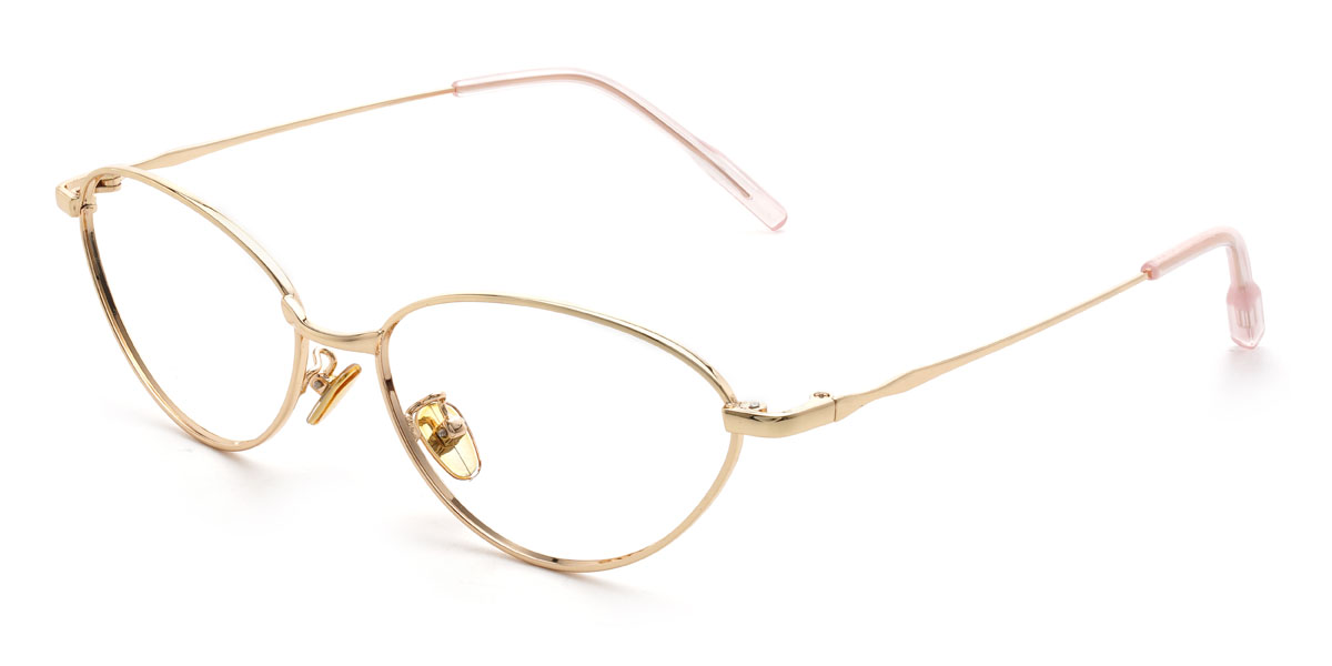 Gold Rochelle Glasses - Cat Eye Glasses