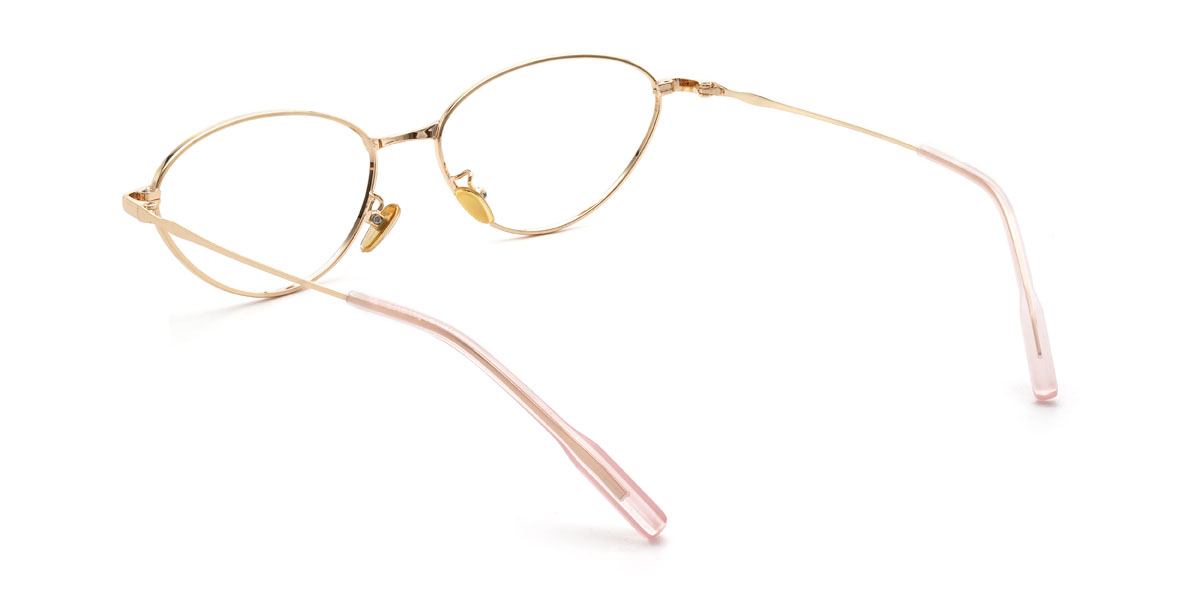 Gold Rochelle Glasses - Cat Eye Glasses
