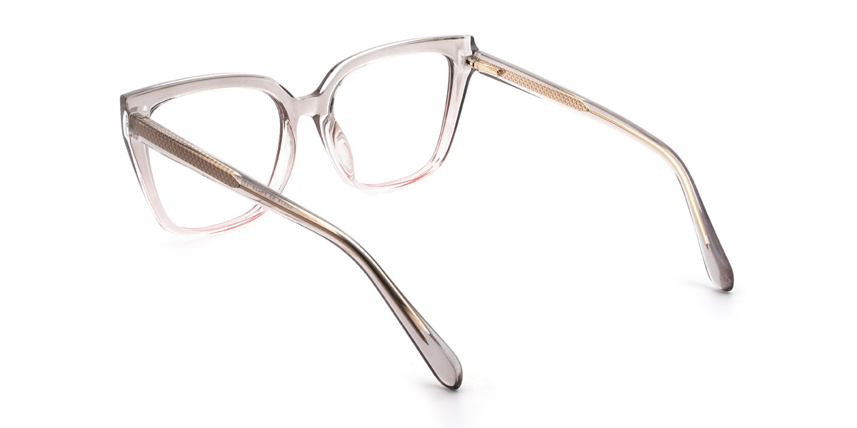 Grey Pink Nkanyezi Glasses - Square Glasses