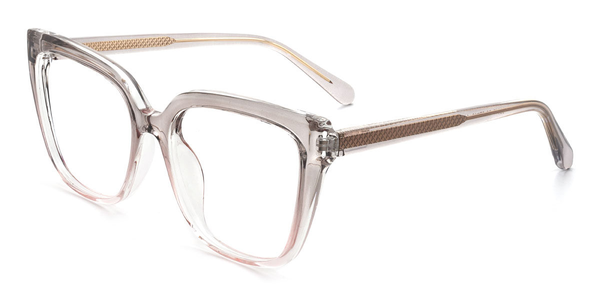 Grey Pink Nkanyezi Glasses - Square Glasses