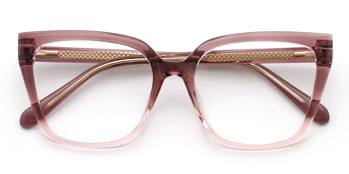 Purple Pink Nkanyezi Glasses - Square Glasses