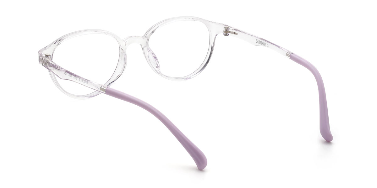 Clear Purple Aishani (Age 7-9) Glasses - Kids Glasses