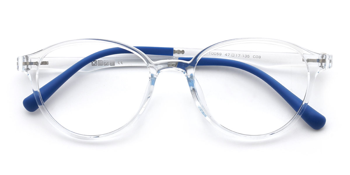 Light Blue Aishani (Age 7-9) Glasses - Kids Glasses