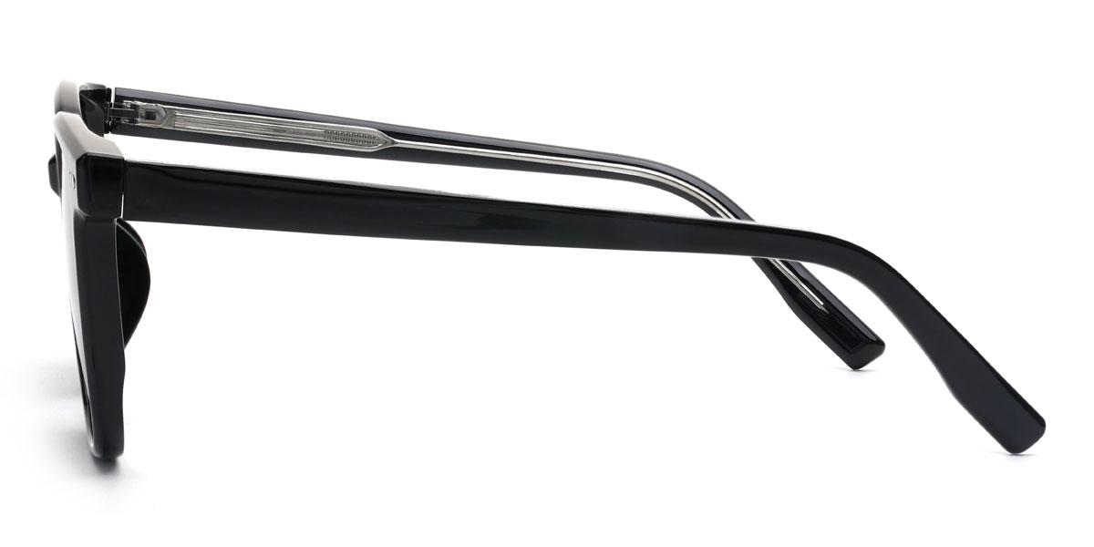 Negro Gris Marz Gafas - Square Sunglasses