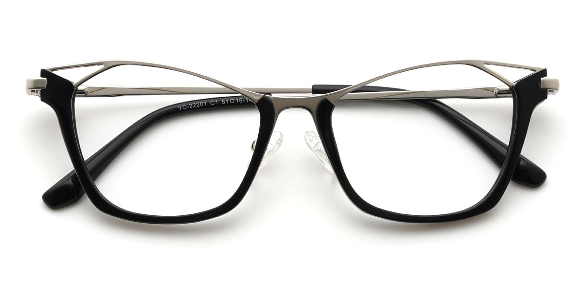 Noir Caidyn Lunettes - Rectangle Glasses