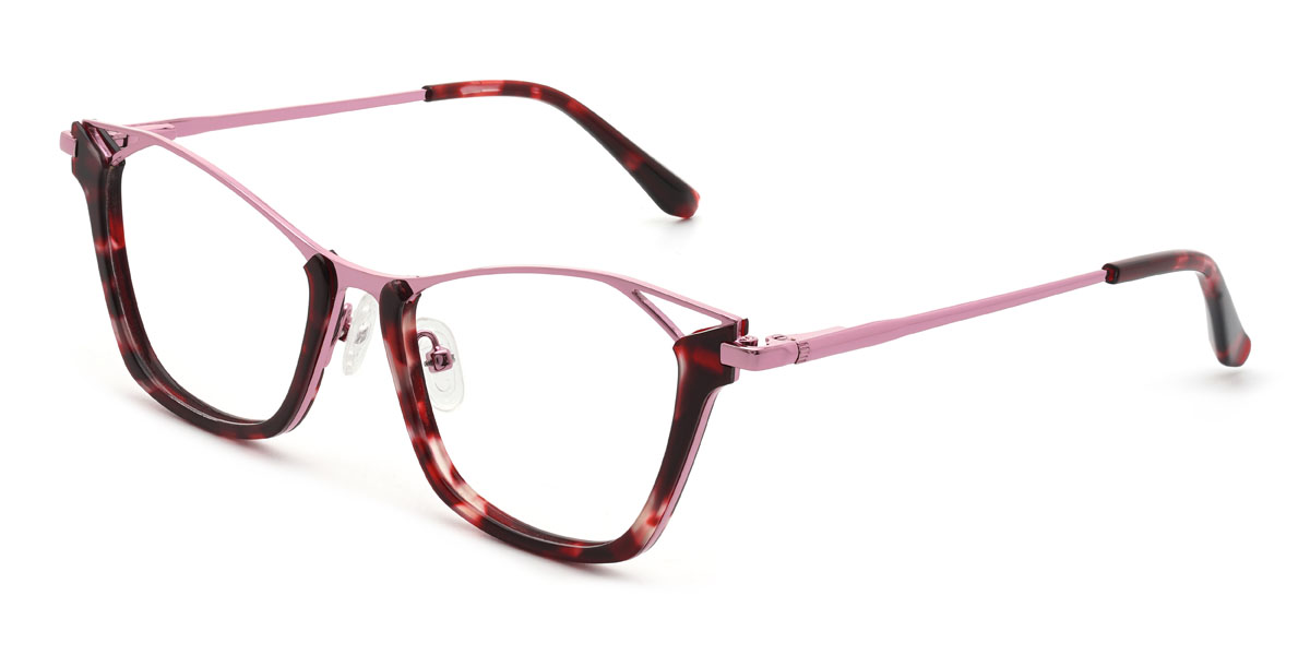 Rot Schildpatt Caidyn Brille - Rectangle Glasses