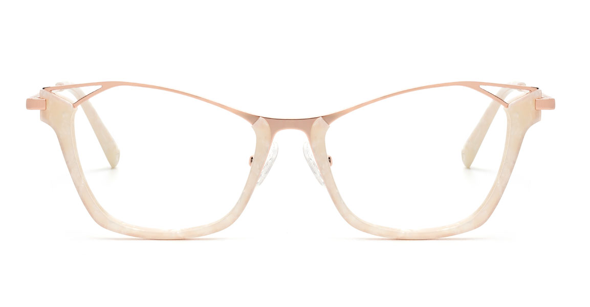 Marble Yellow Caidyn Glasses - Rectangle Glasses