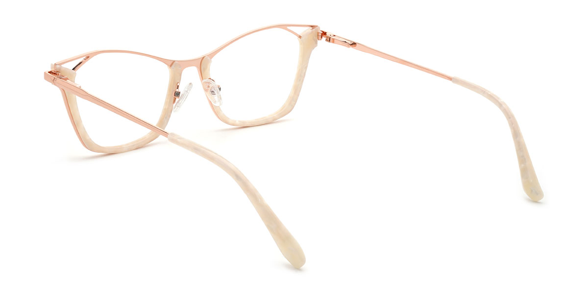Marble Yellow Caidyn Glasses - Rectangle Glasses