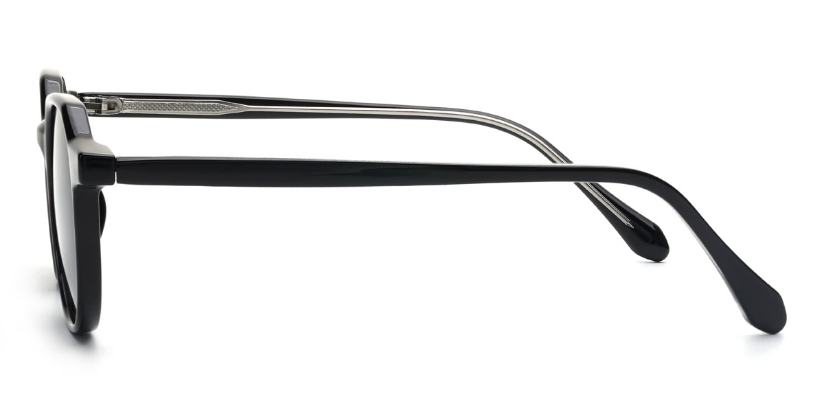 Noir Gris Amiel Lunettes - Oval Sunglasses