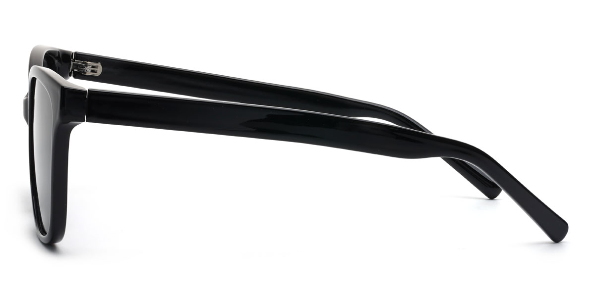 Black Grey Hutson Glasses - Rectangle Sunglasses