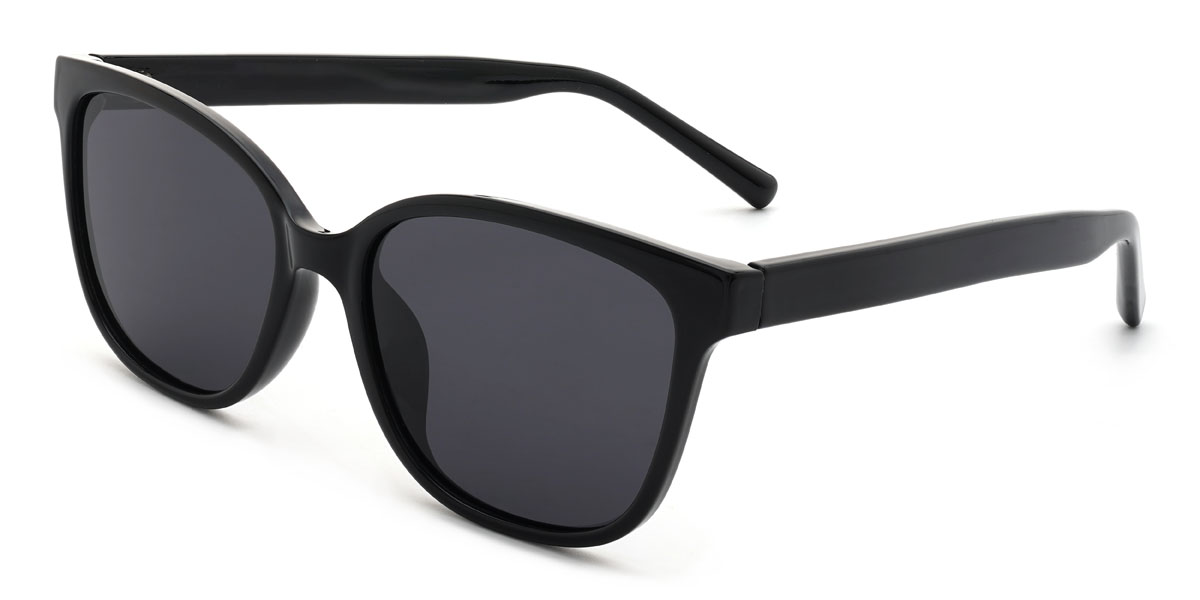 Black Grey Hutson Glasses - Rectangle Sunglasses