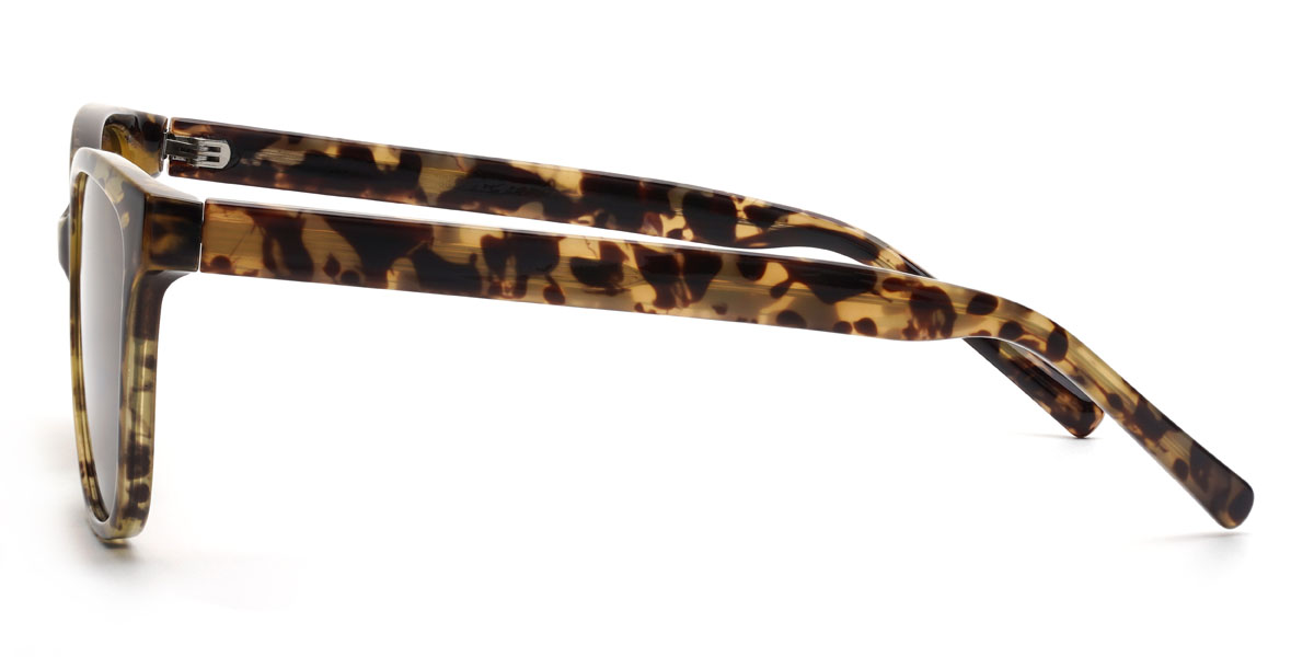 Tortoiseshell Brown Hutson Glasses - Rectangle Sunglasses