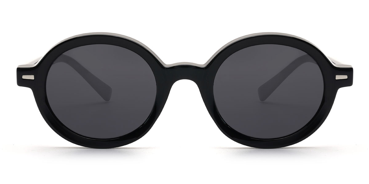 Fekete szürke Jameer Szemüveg - Oval Sunglasses