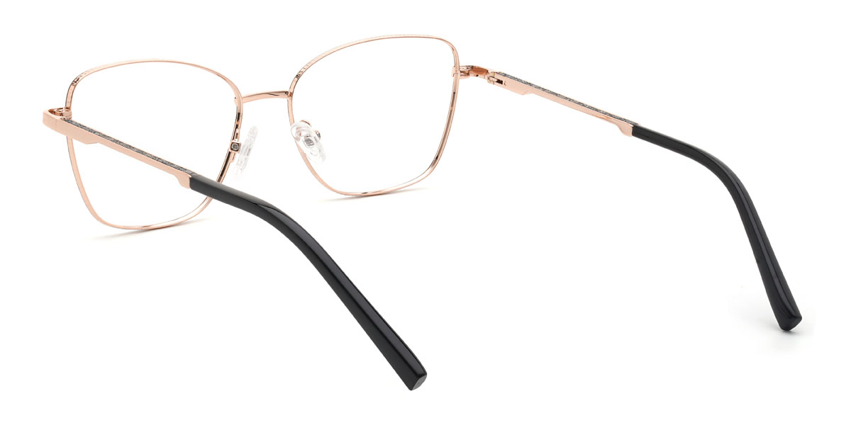 Black Kristine Glasses - Rectangle Glasses