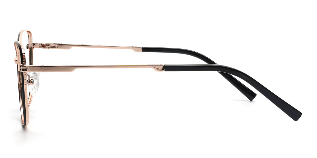 Black Kristine Glasses - Rectangle Glasses