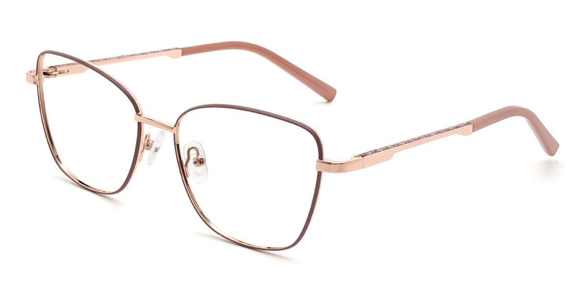 Cameo Braun Kristine Brille - Rectangle Glasses