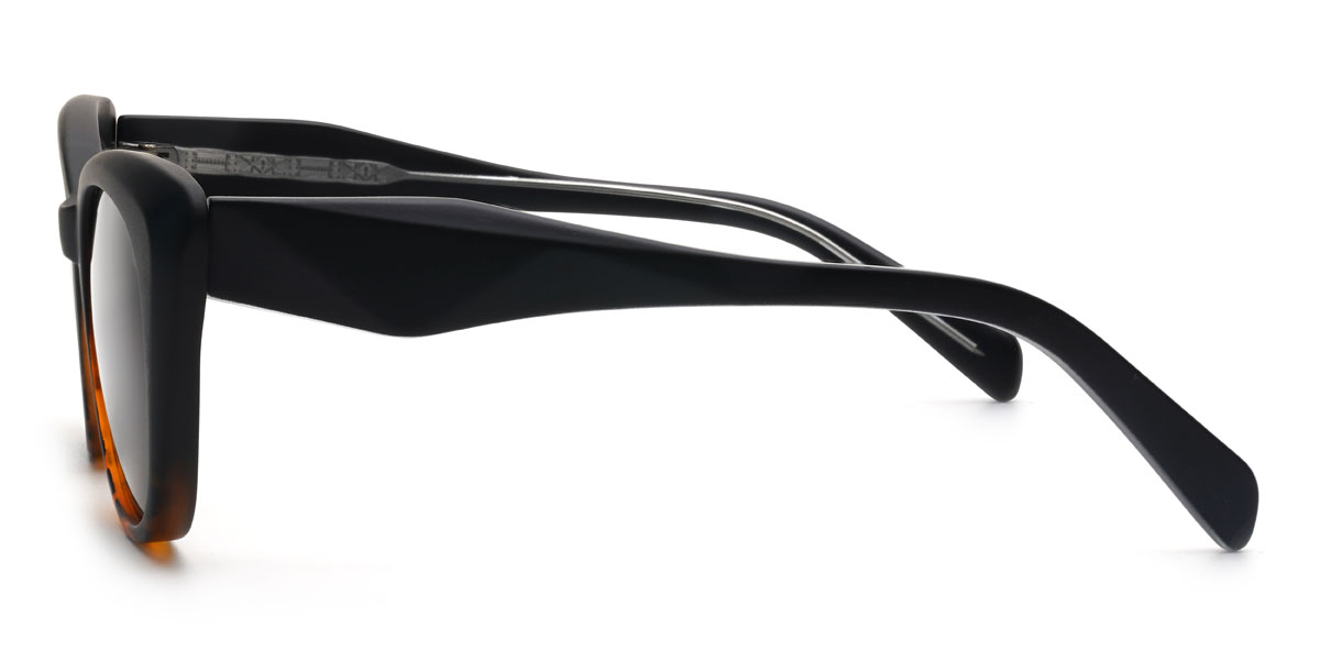 Black Tortoiseshell Dark Green Tahira Glasses - Cat Eye Sunglasses
