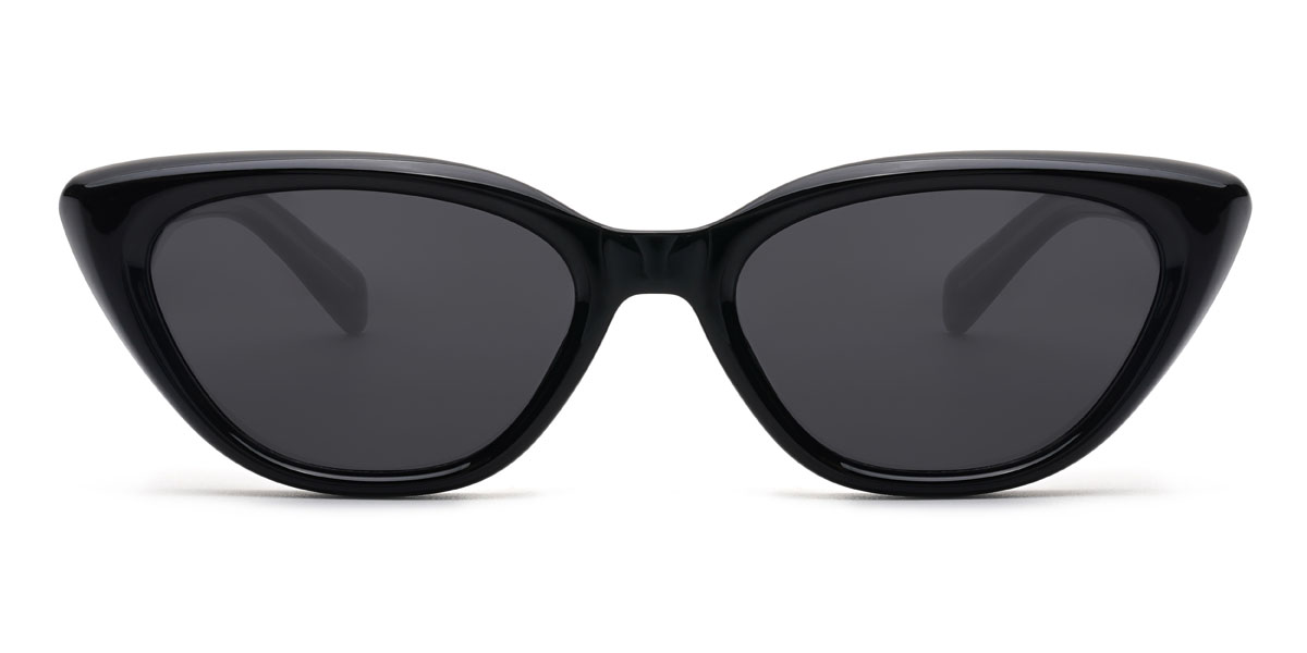 Schwarz Grau Priscila Brille - Cat Eye Sunglasses