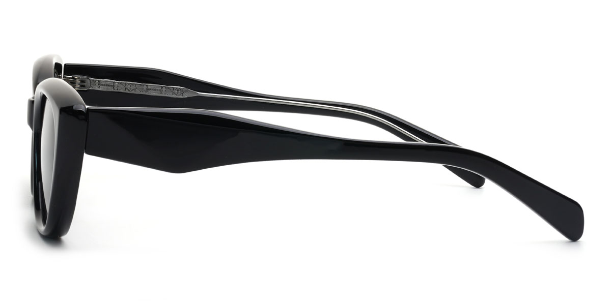 Schwarz Grau Priscila Brille - Cat Eye Sunglasses