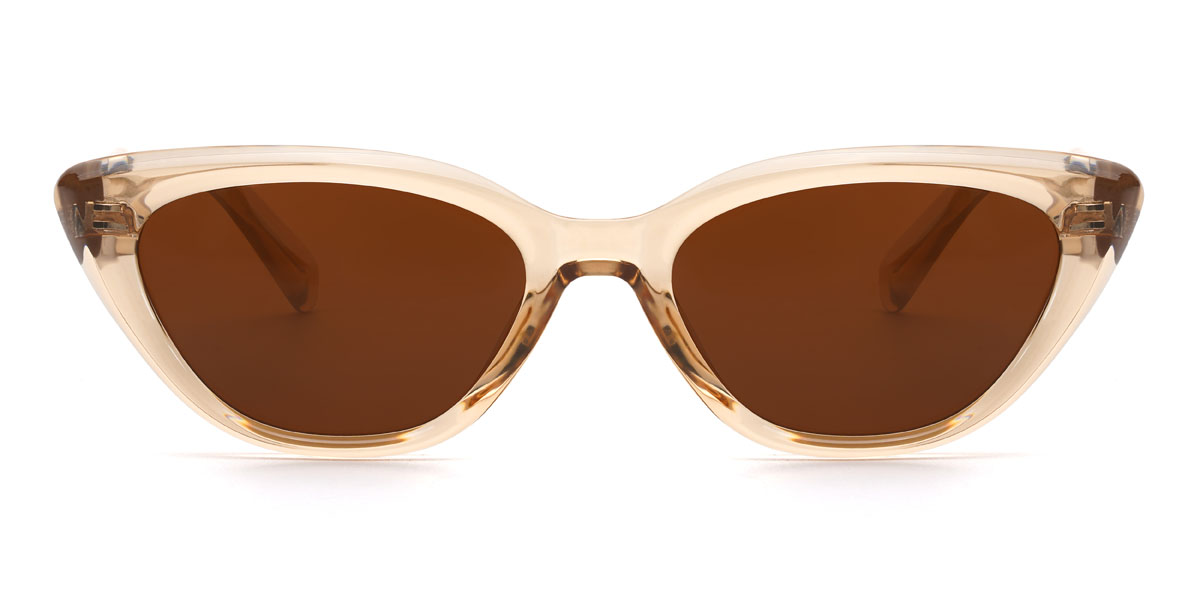 Champagne Brown Priscila - Cat Eye Sunglasses