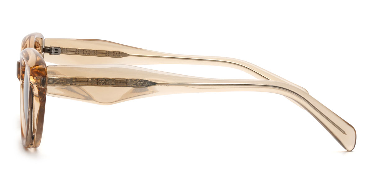 Champagne Brown Priscila Glasses - Cat Eye Sunglasses