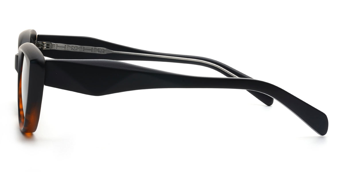 Schwarz Schildpatt Dunkelgrün Priscila Brille - Cat Eye Sunglasses
