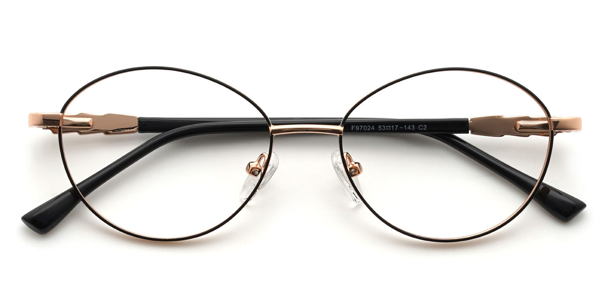 Noir Giorgia Lunettes - Oval Glasses