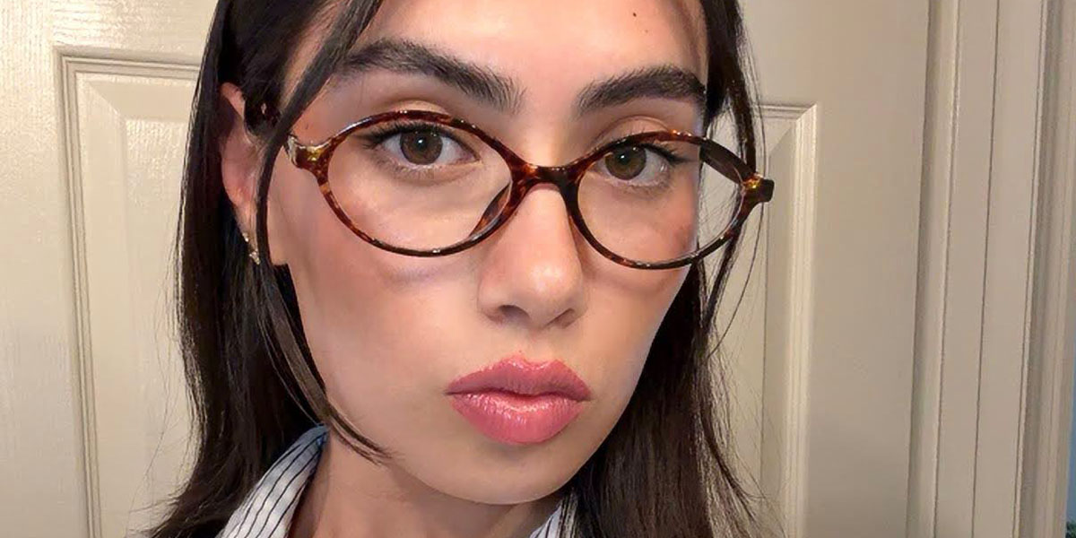 Tortoiseshell Andrea Glasses - Oval Glasses