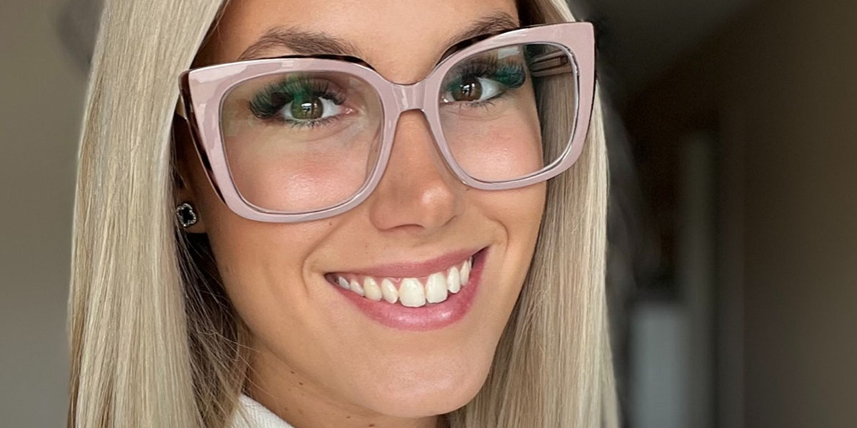 Cameo Brown Brown Spots Muriel Glasses - Square Glasses