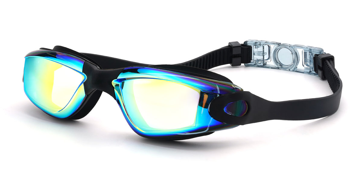 Black Color Larkin Glasses - Swimming Goggles Glasses
