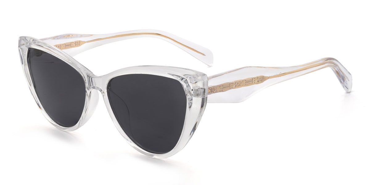 Átlátszó szürke Merlin Szemüveg - Cat Eye Sunglasses