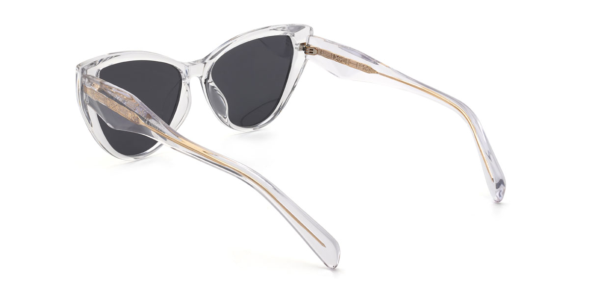 Átlátszó szürke Merlin Szemüveg - Cat Eye Sunglasses