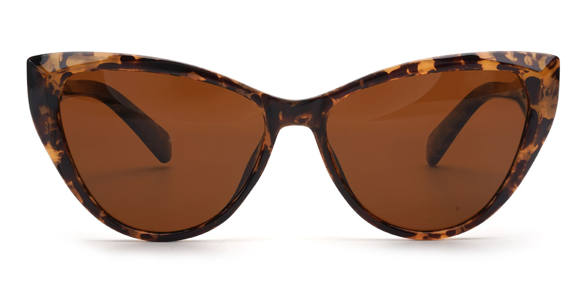 Tortoiseshell Brown Merlin - Cat Eye Sunglasses