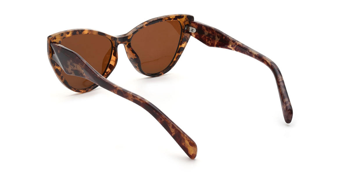 Tortoiseshell Brown Merlin Glasses - Cat Eye Sunglasses