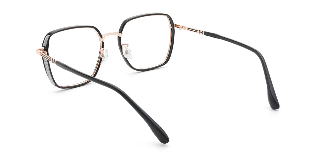 Black Latrell Glasses - Square Glasses