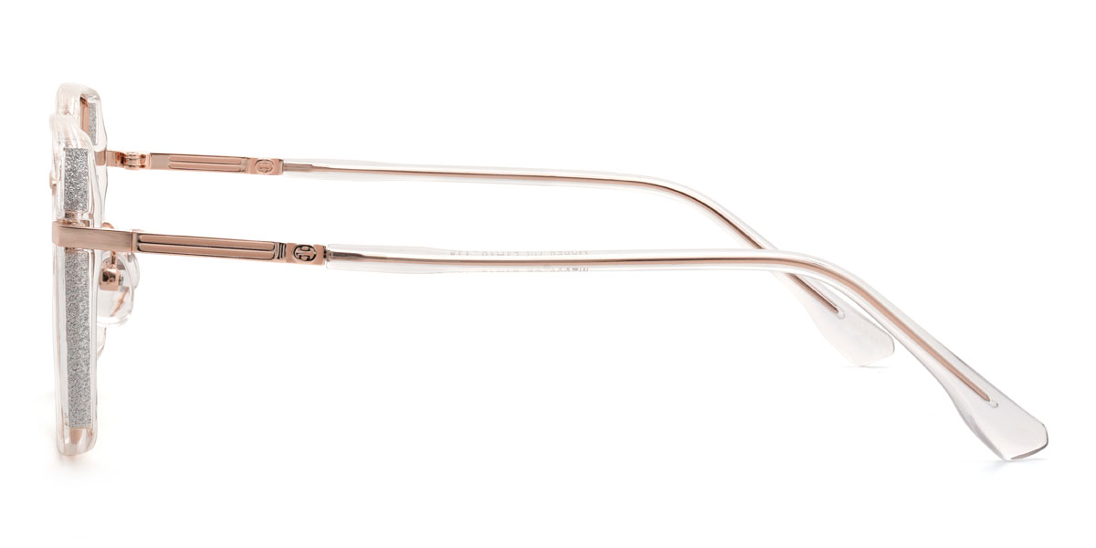 Gold Klar Latrell Brille - Square Glasses