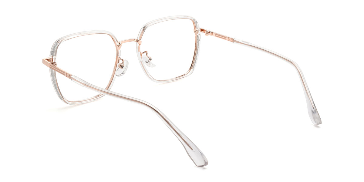 Gold Klar Latrell Brille - Square Glasses