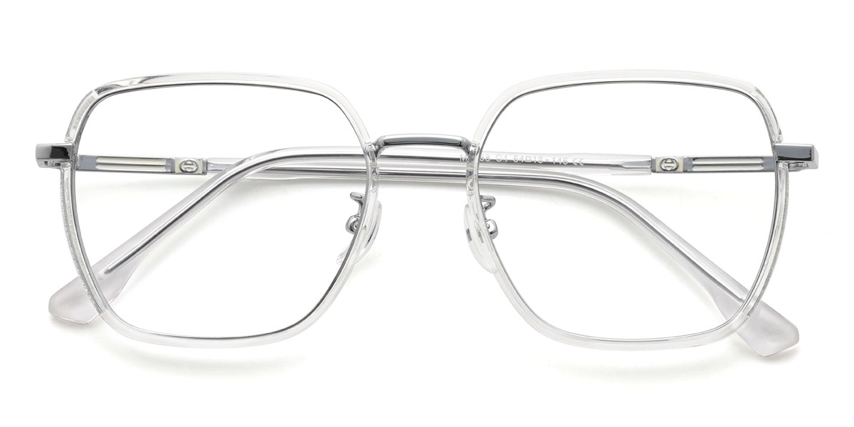 Ezüst átlátszó Latrell Szemüveg - Square Glasses