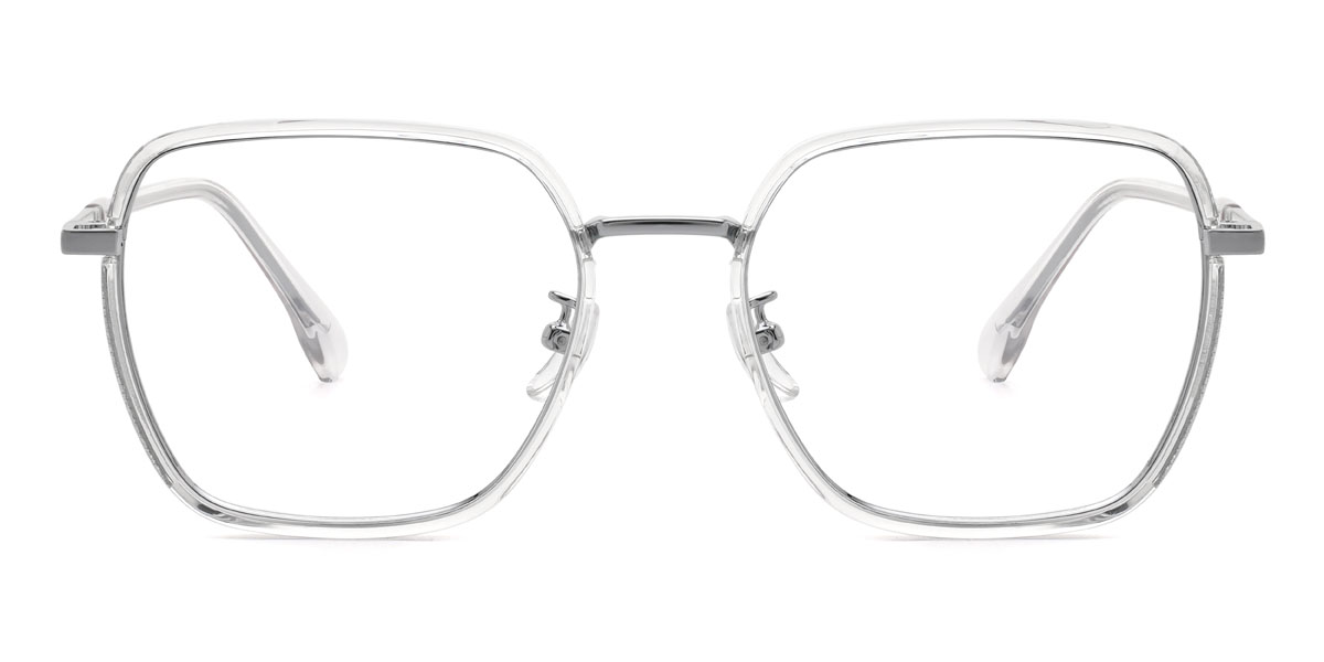 Ezüst átlátszó Latrell Szemüveg - Square Glasses