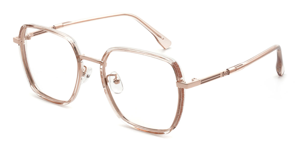 Champagne Latrell Glasses - Square Glasses