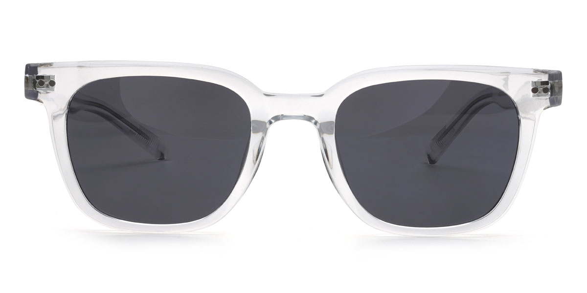 Clair Gris Ignatius Lunettes - Rectangle Sunglasses