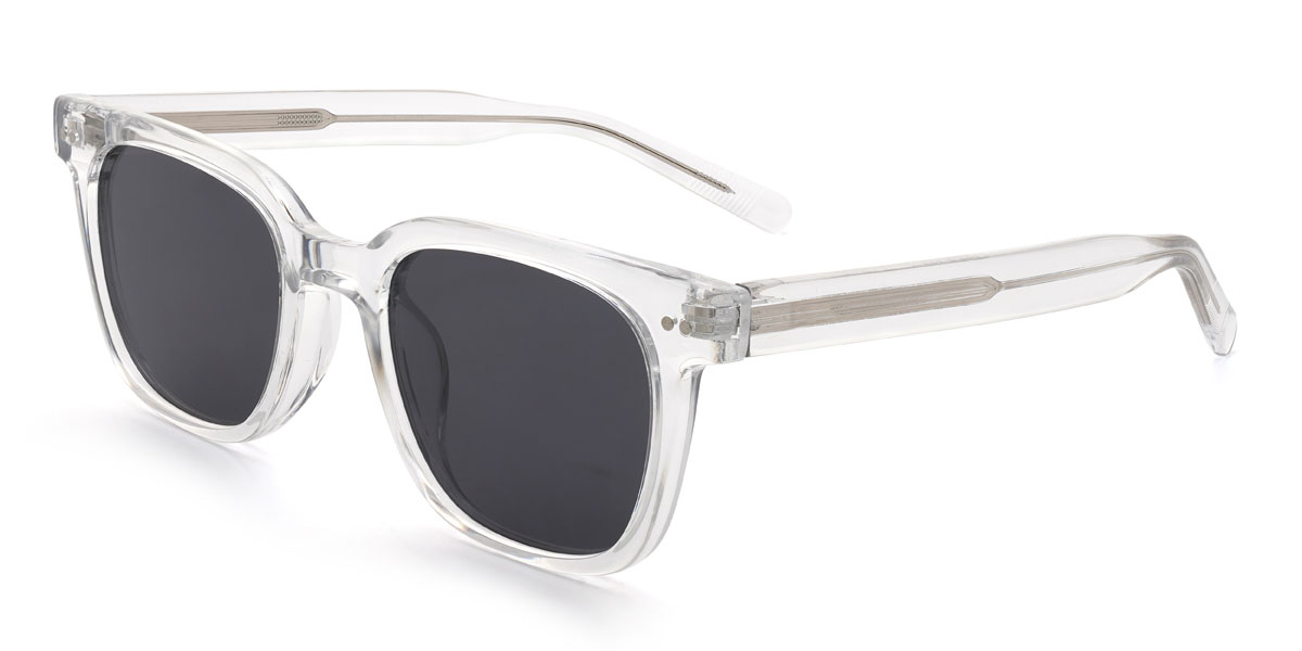 Clair Gris Ignatius Lunettes - Rectangle Sunglasses