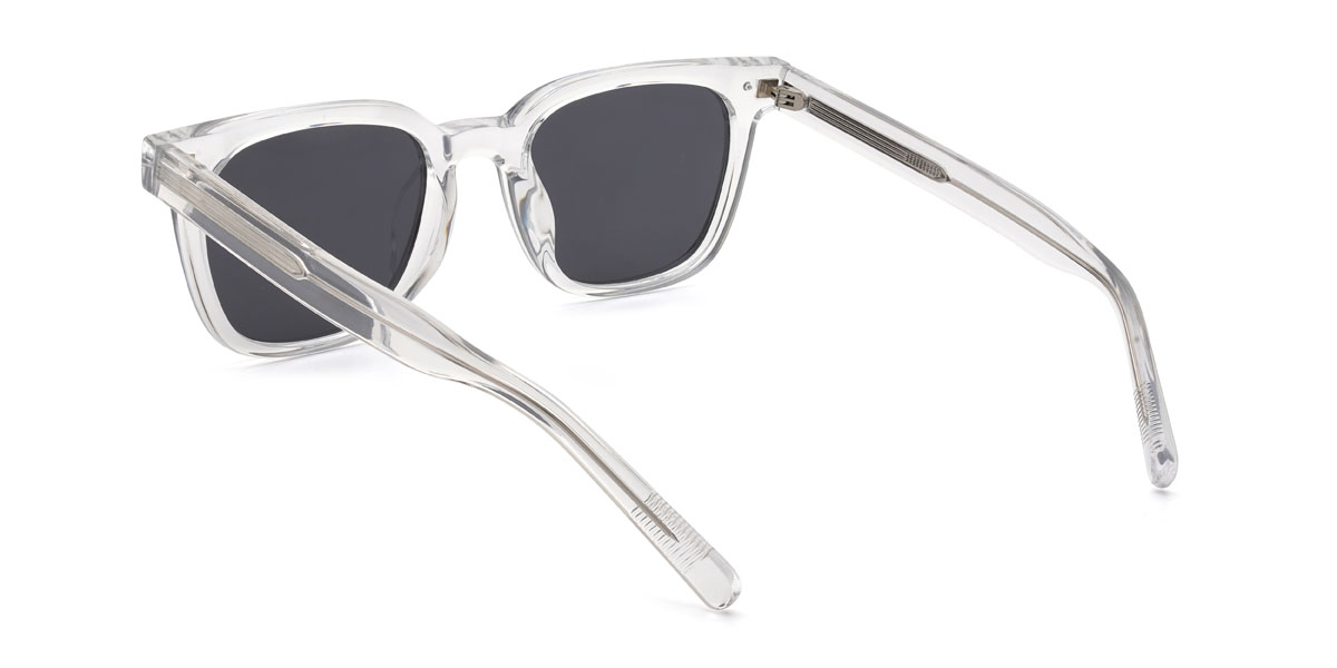 Clair Gris Ignatius Lunettes - Rectangle Sunglasses