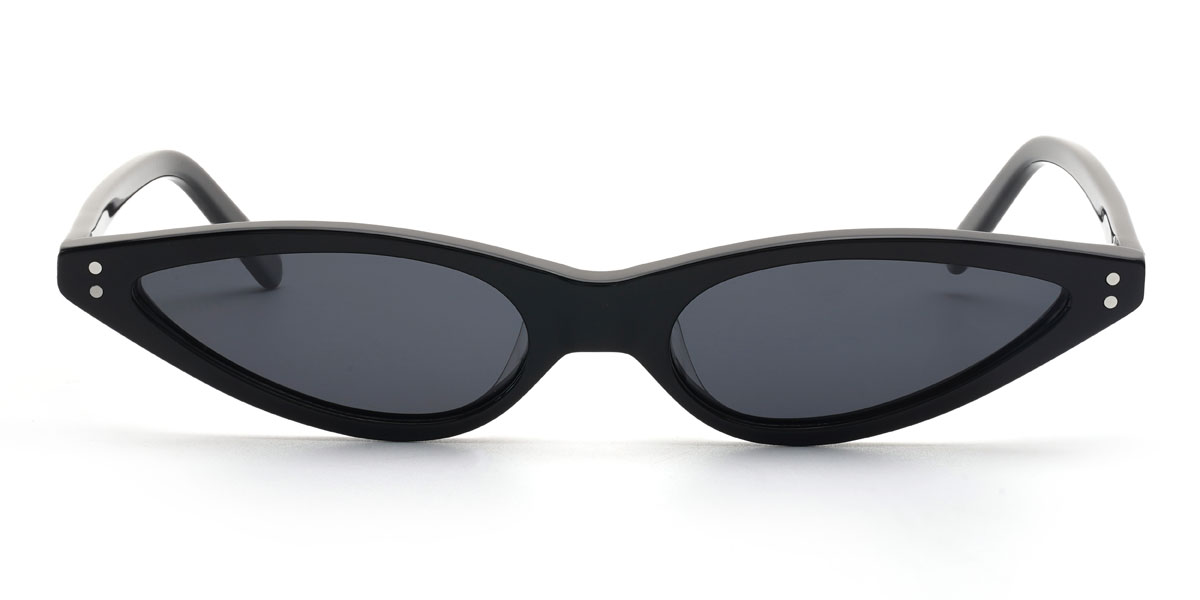 Black Grey Mujtaba - Cat Eye Sunglasses
