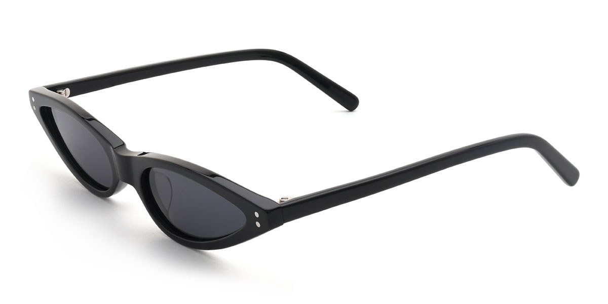 Black Grey Mujtaba Glasses - Cat Eye Sunglasses