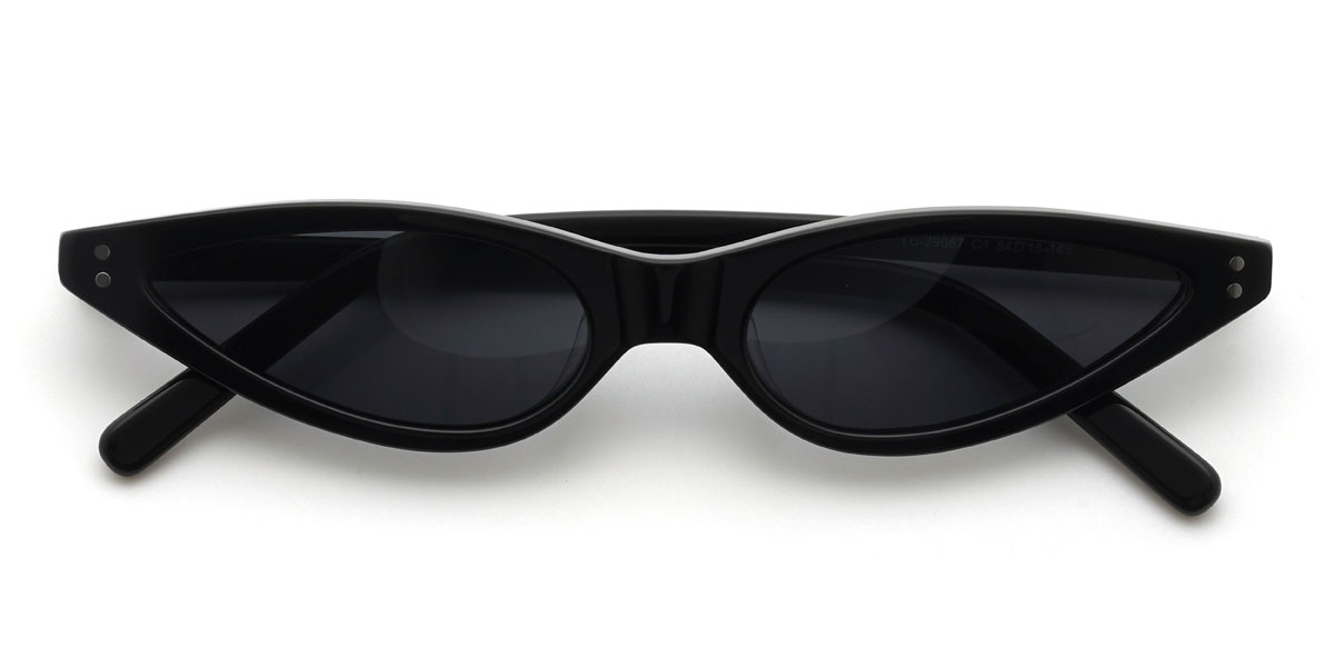 Black Grey Mujtaba Glasses - Cat Eye Sunglasses