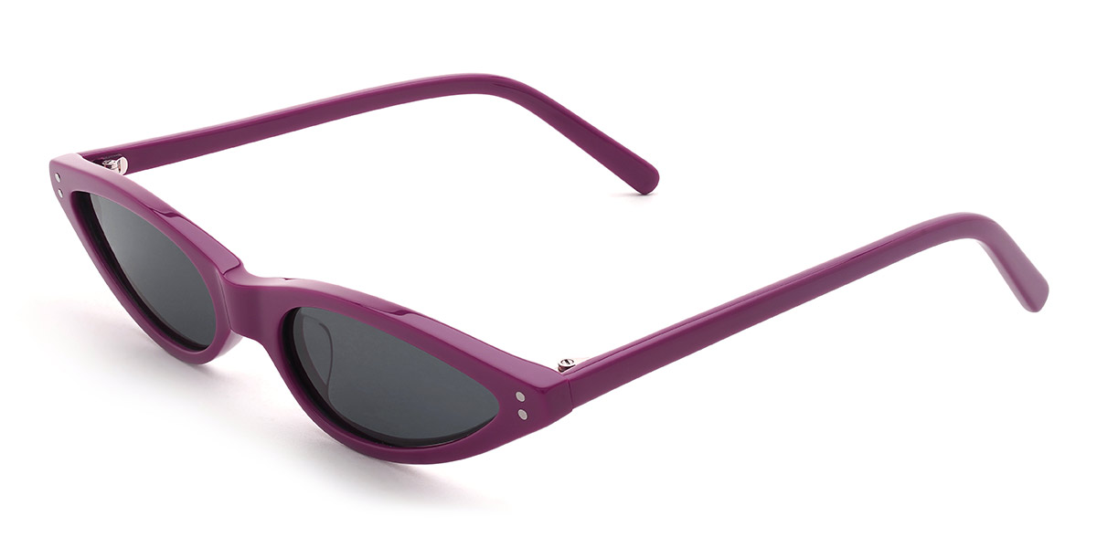 Purple Pink Gray Mujtaba Glasses - Cat Eye Sunglasses