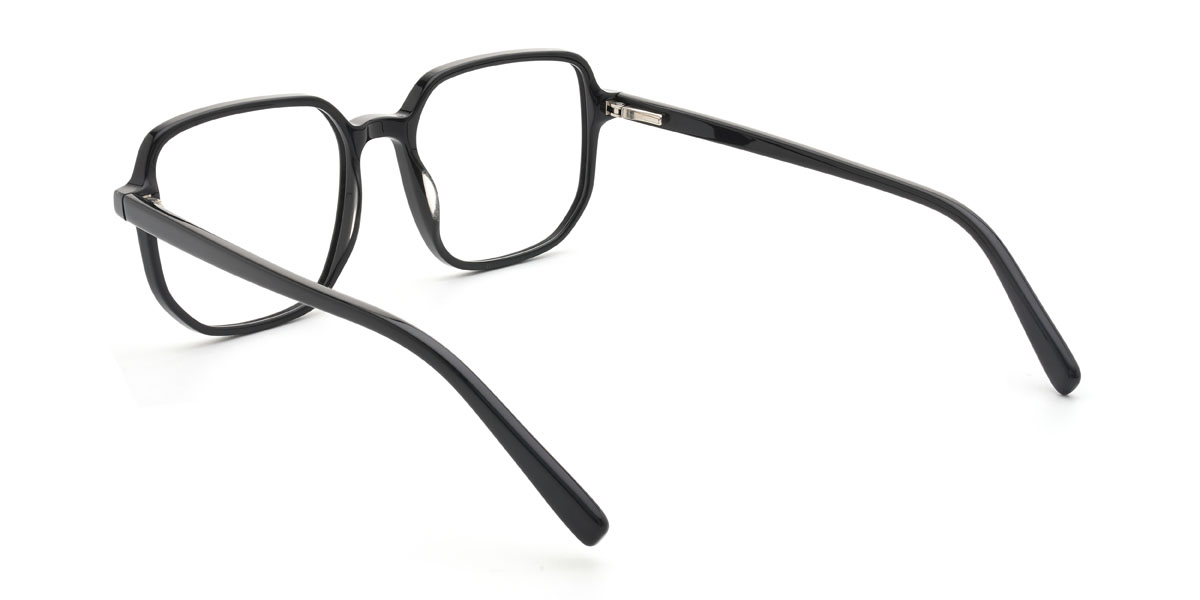 Schwarz Vesper Brille - Square Glasses