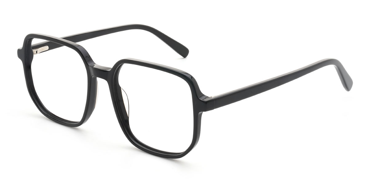 Schwarz Vesper Brille - Square Glasses