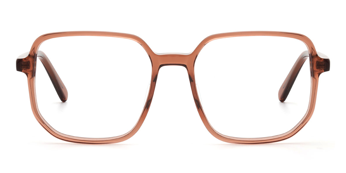 Marron Vesper Lunettes - Square Glasses